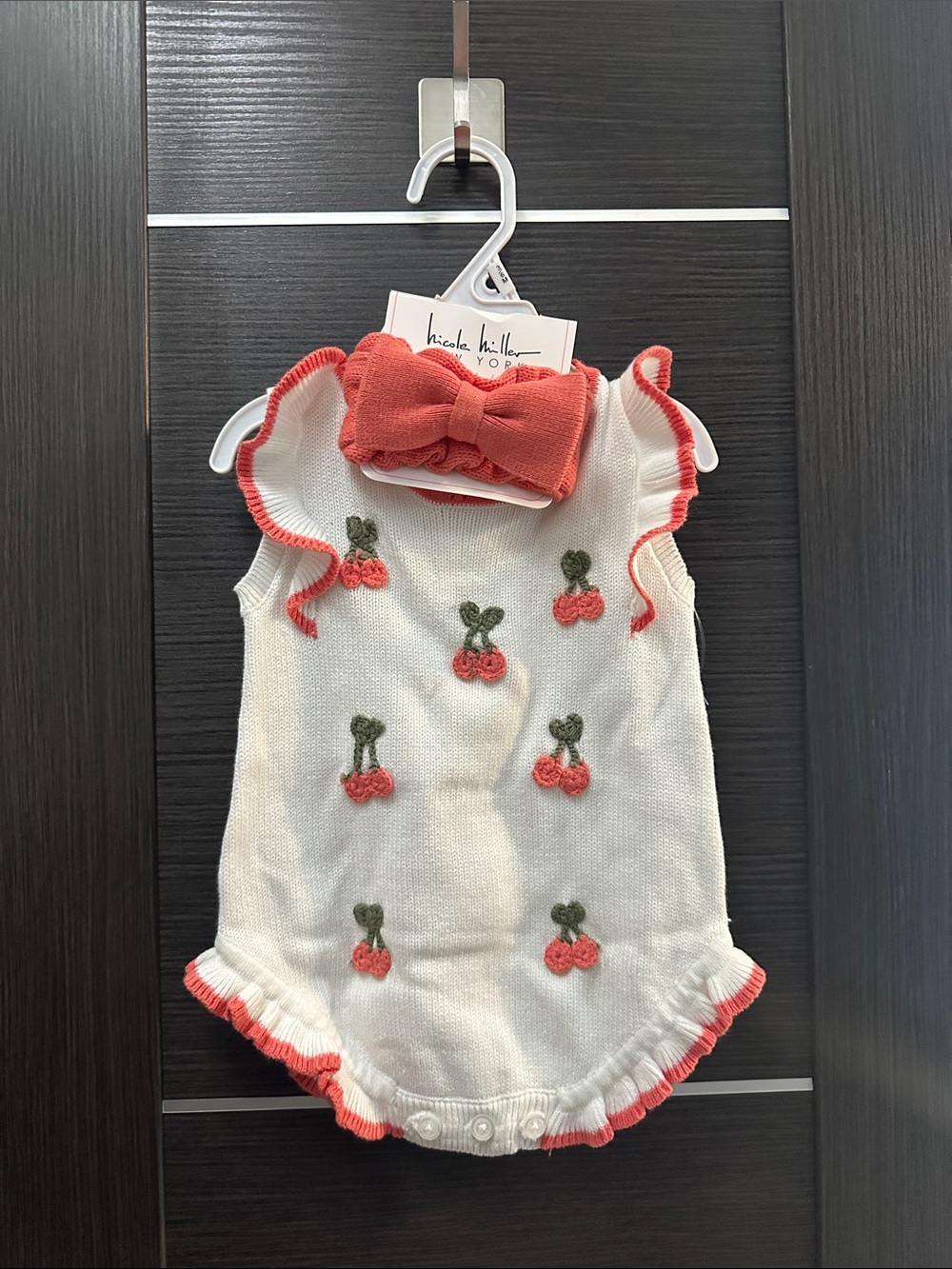 Nicole Miller New York Knit Onesie Outfit